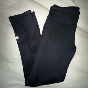 Lululemon Pace Rival Crop Black 22" Inseam Size 2